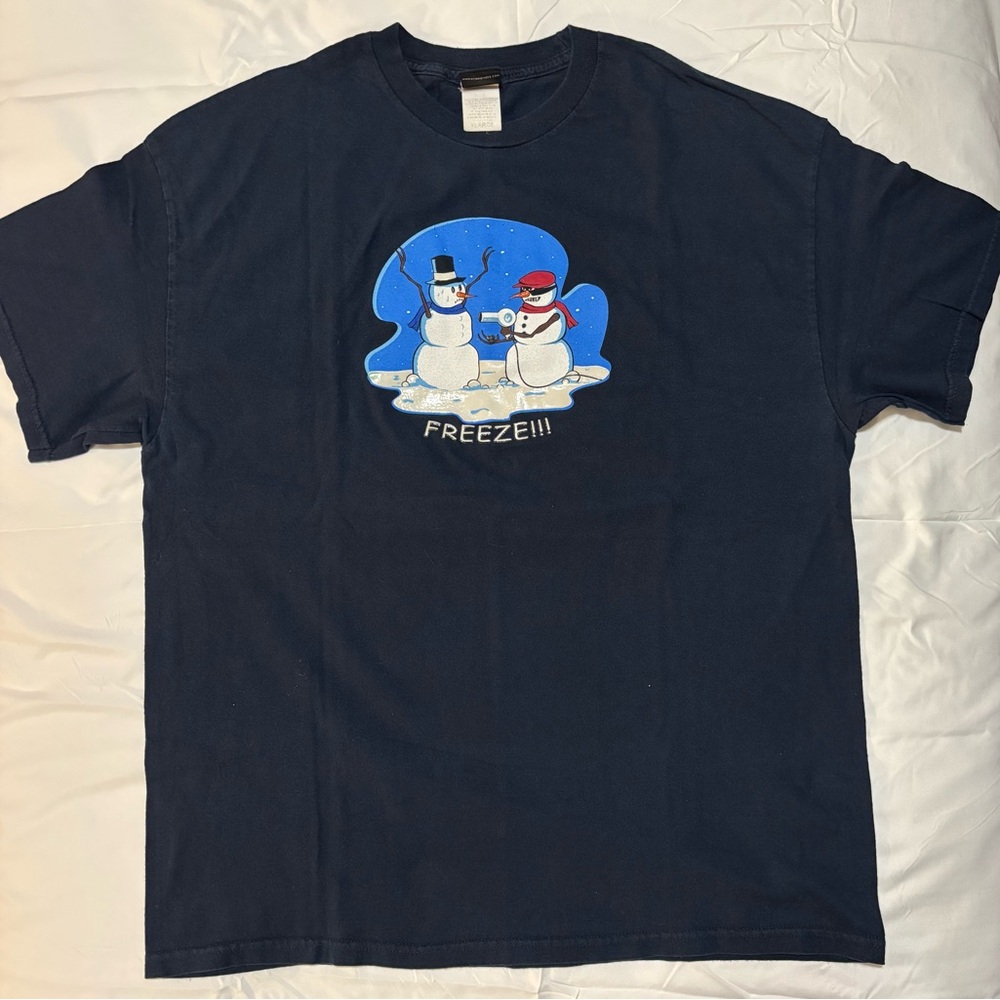 Snowman Freeze Graphic Tee XL